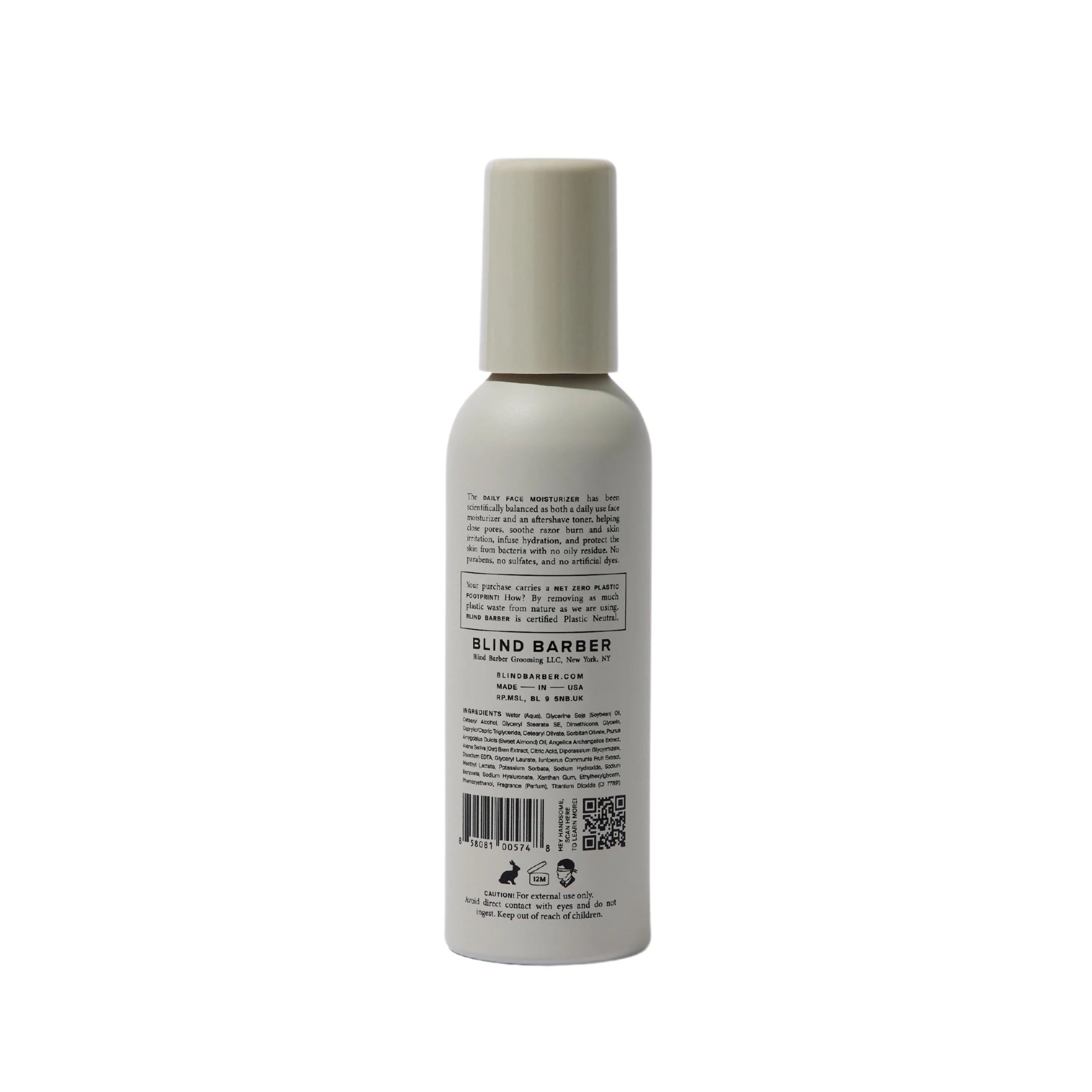 Blind Barber Watermint Gin Daily Face Moisturizer